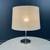 Mid-Century Modern Chrome Table Lamp, c.1970’s 3 thumbnail