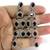 Gem Rich/Red GARNET/White Sapphire .925 Necklace/Set 4 thumbnail