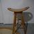Wood Stool 25" tall Swivel seat 1 thumbnail