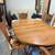 Solid wood oak table or solid wood futon queen size 1 thumbnail