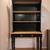 Two Piece Solid Pine Kitchen Desk and Hutch 1 thumbnail