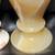 Vintage Polished Marble Onyx Vase Hand Carved Stone Decor Cream Honey Tones 8" 13 thumbnail