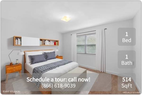 $1,400 / 1hab - 514ft2 - Preciosa comunidad con jardín en Silver Spring. 1 dormitorio, 1 baño, ¡514 pies cuadrados! (Silver Spring)63779262246401122