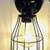 2  RUSTIC INDUSTRIAL WALL SCONCES ~ LIKE NEW ~ both for 2 thumbnail