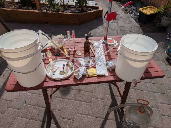 Home Beer Brewing Setup 1