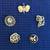 5 Mixed / Assorted Old Vintage Costume Jewelry Brooches Fashion Pins 1 thumbnail