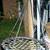 HANGING SWING Round Netted Seat Yellow Ropes Hooks Metal Round Rings 2 thumbnail