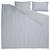 IKEA SOLFIBBLA WHITE/BLUE STRIPE FULL/QUEEN 3 PIECES DUVET SET #206.12 4 thumbnail