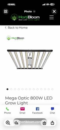 2  800 LED Grow lights 1