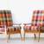 2 Walnut Mid-Century Modern Arm Chairs - $400 1 thumbnail