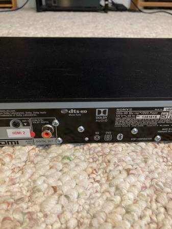 Sony X800 Ultra High Definition 4K Blu-Ray DVD Reproductor - $75 (Kingsport)63440013974275121