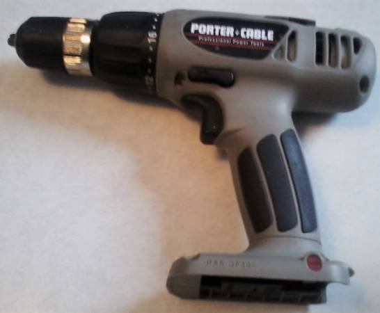 Porter Cable Professional #877 1/2" CORDLESS HAMMER DRILL/DRIVER 1