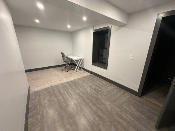 Renovated clean basement office space for rent 1