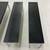 3 Black Rectangular Bench Chrome Silver Frame Stool 10 thumbnail