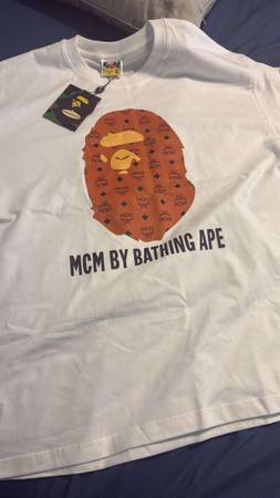 Bape x mcm tee 1