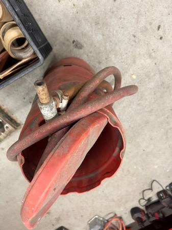 Portable sand blast set up 1