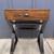 Distressed Antique Cognac and Black Wood Secretary Desk 2 thumbnail