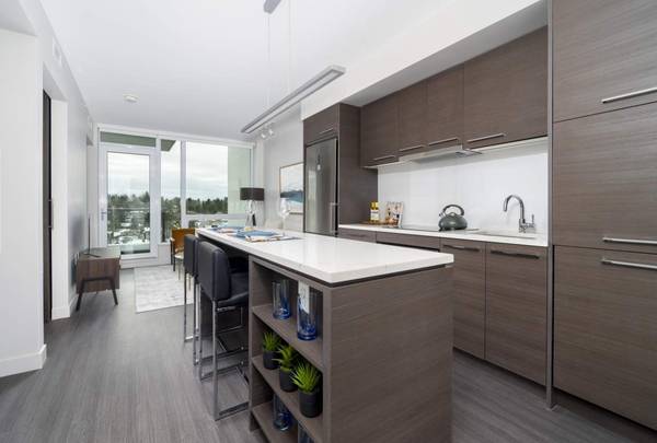 In Vancouver, 2/bd 2/ba, Private dining area 1