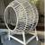 NEW Tall Raised dog pet feeder storage/VTG wicker cat bed, dome shape 15 thumbnail