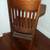 ANTIQUE DESK CHAIR Writing Eat Tray 1930's School Vintage Wood Seat 7 thumbnail