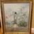 Vintage Mid Cent Japanese Geisha Girl Floral Framed Oil Painting 28x24 1 thumbnail