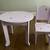 Olivia's Little World 18-Inch Doll Table with Chair in Purple Star 2 thumbnail