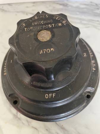 Battery Selector Switch Commercial for Boats and Trucks etc 1