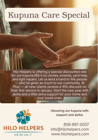🐾 Hilo Helpers – Heartfelt Pet Support for Our East Hawai‘i ‘Ohana 🐾 1