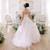 A-Line Tulle Lace Wedding Dress Sweetheart Illusion Neckline Size 12 2 thumbnail