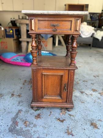 Antique Table - Marble top 1