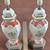 Pair of Antique Japanese Armorial Vases on Bronze Bases 5 thumbnail