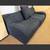 Comfy Cloud Loveseat Couch. Smoke-Free Black Teddy Fabric Boneless Floor Sofa, B 4 thumbnail