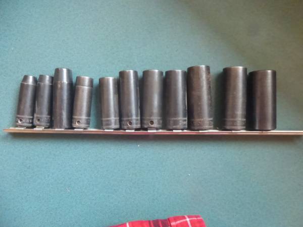 Snap-On 3/8 Drive Deep Impact Sockets Metric 8-19 mm 1