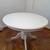 Homestyles 42" Round Pedestal Dining Table (Table Only) - Off White 9 thumbnail