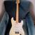 Fender Squier Standard Stratocaster white electric guitar w gigbag 1 thumbnail