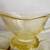 Antique Hazel Atlas Florentine 2 Yellow Gravy Boat and Underplate 12” 13 thumbnail