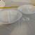 White-Glass Bakeware Dishes 2 PCS Oval Divided Handled. 1 thumbnail