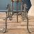 Antique Victorian Style End Table with Angel Motifs & Stone Top, c.192 6 thumbnail