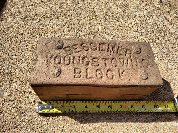 Vintage Bessemer Youngstown Block Pavers 1