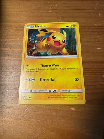 Pokemon Shining Legends SM76 Pikachu + Pin MINT VERY HARD TO FIND!!! 1