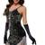 LIKE NEW Women Size Large Costume 1920s Flapper Sequin Fancy Great 5 thumbnail