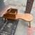 Antique wooden Shoe shining bench 4 thumbnail
