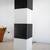 Vintage modernist black and white table lamp 3 thumbnail