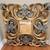 Wall Mirror with Decorative Curvy Frame - Like New 1 thumbnail