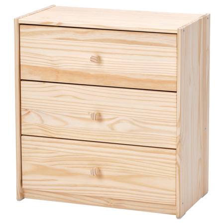 IKEA Rast Pine 3 drawer dresser chest 1