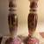 Vintage Art Deco Marbled Design Vases/Candlestick Holders 1 thumbnail