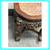 Antique Chinese Carved Rosewood + Marble Plant Stand 8 thumbnail
