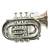 Jupiter Pocket Trumpet SILVER w HS Case and MP STP-416 5 thumbnail