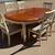 Wood Dining Table with Leaf and Six Chairs Set 1 thumbnail