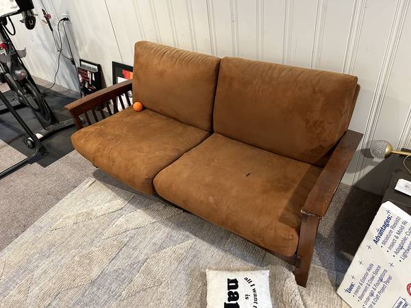 Mission Style Love Seat 1